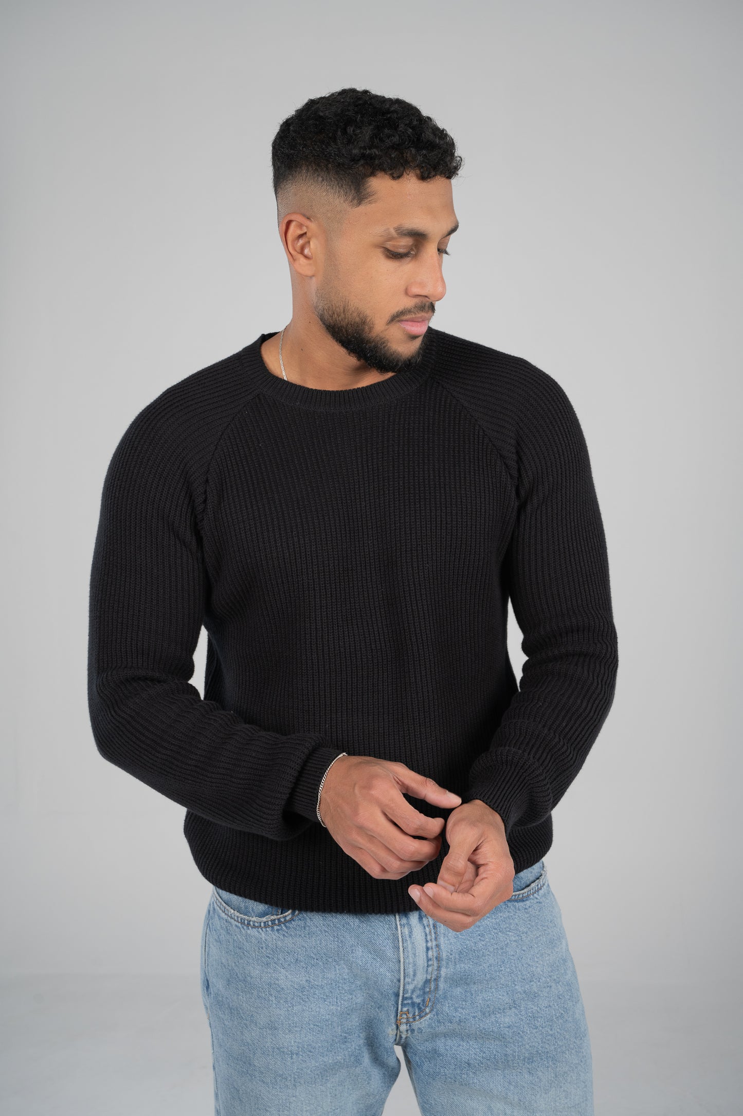 'Nuages' Crewneck in Black (Unisex)
