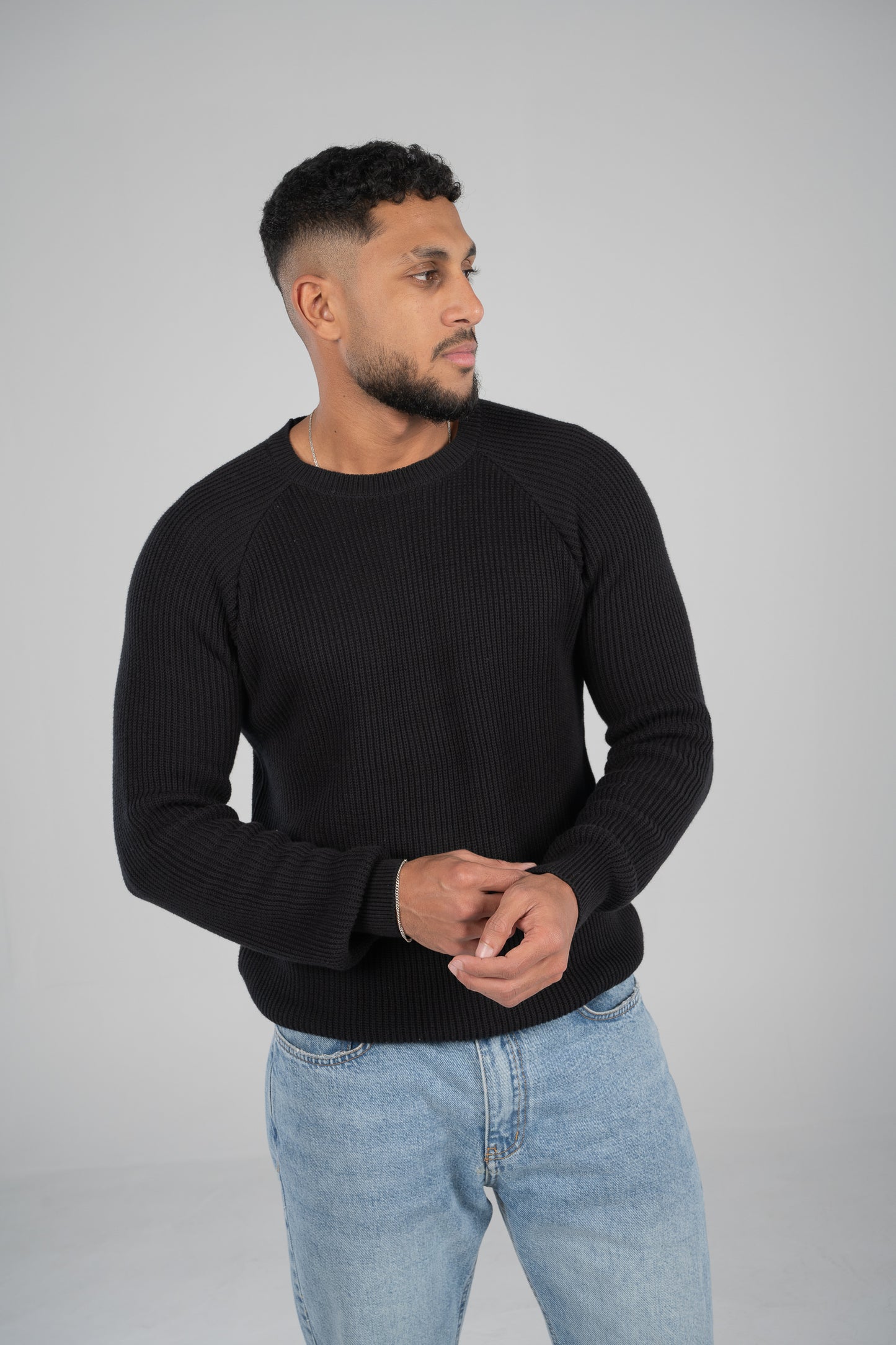 'Nuages' Crewneck in Black (Unisex)