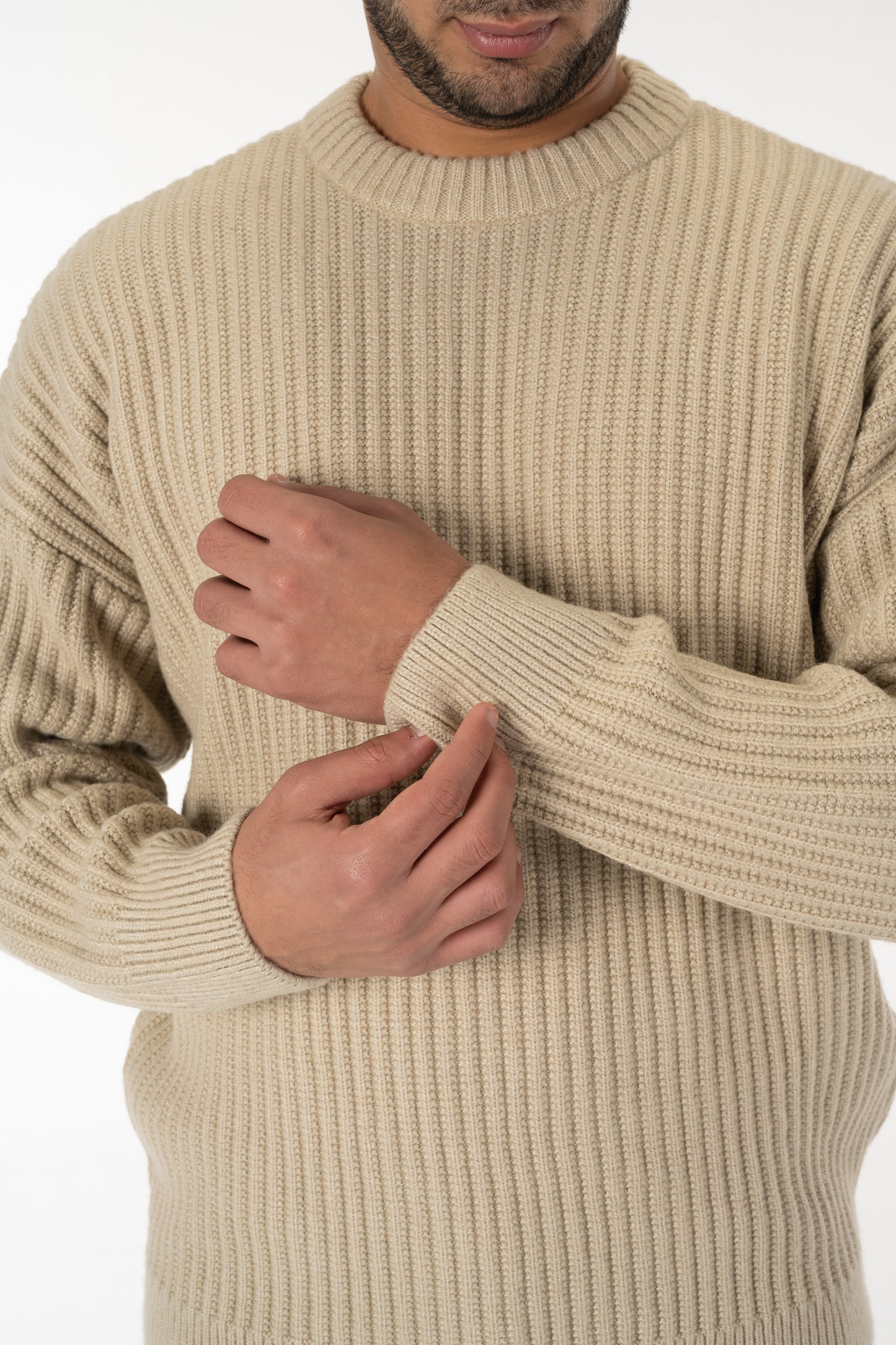 'Fond' Crewneck in Beige