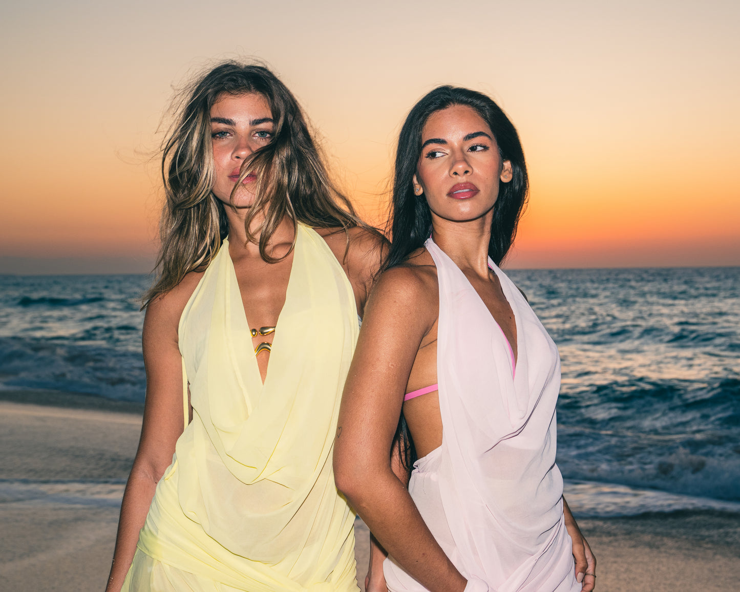 'L'Aube' Beach Cover-Up in Pink