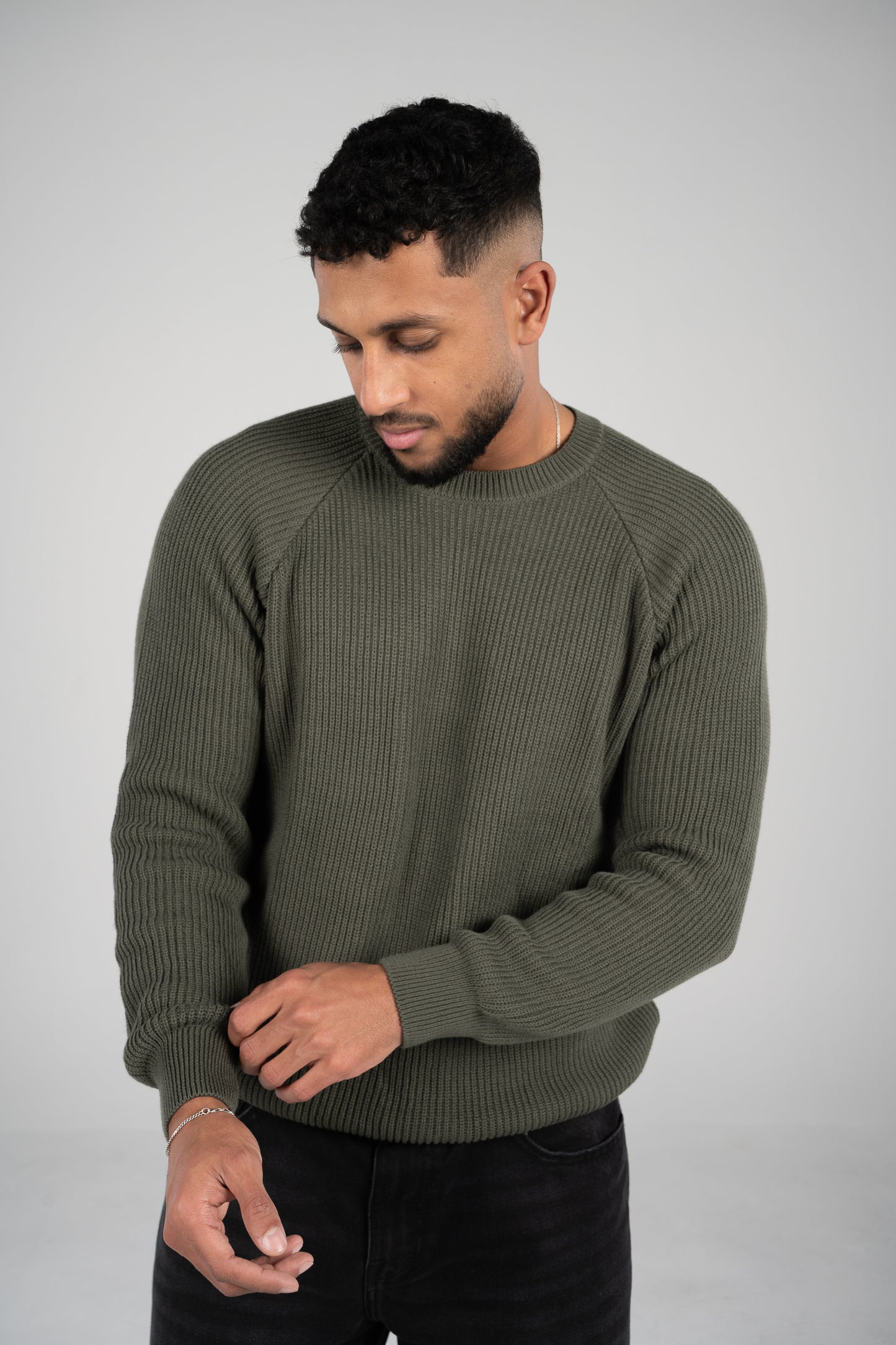 'Nuages' Crewneck in Green (Unisex)