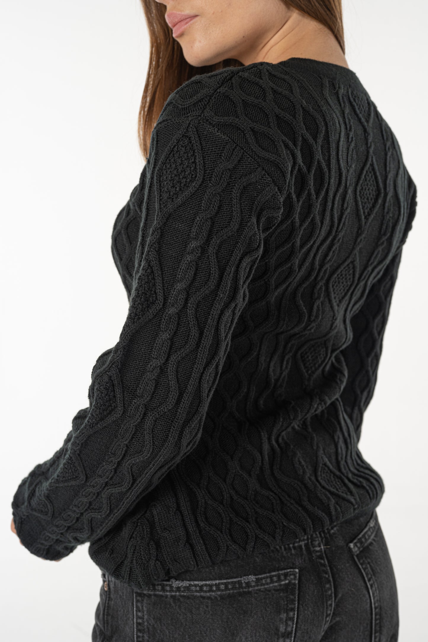 'Croisé' Fitted Cardigan