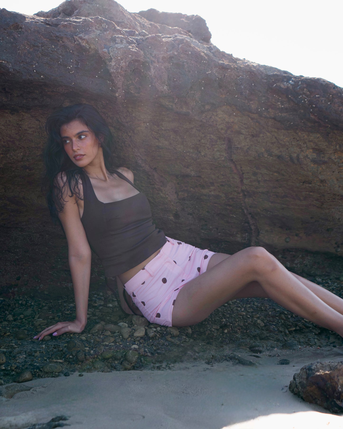 'Corail' Top (Brown)