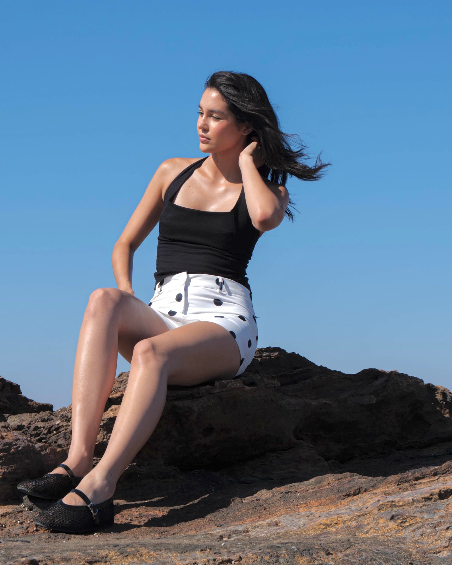 'Corail' Top (Black)