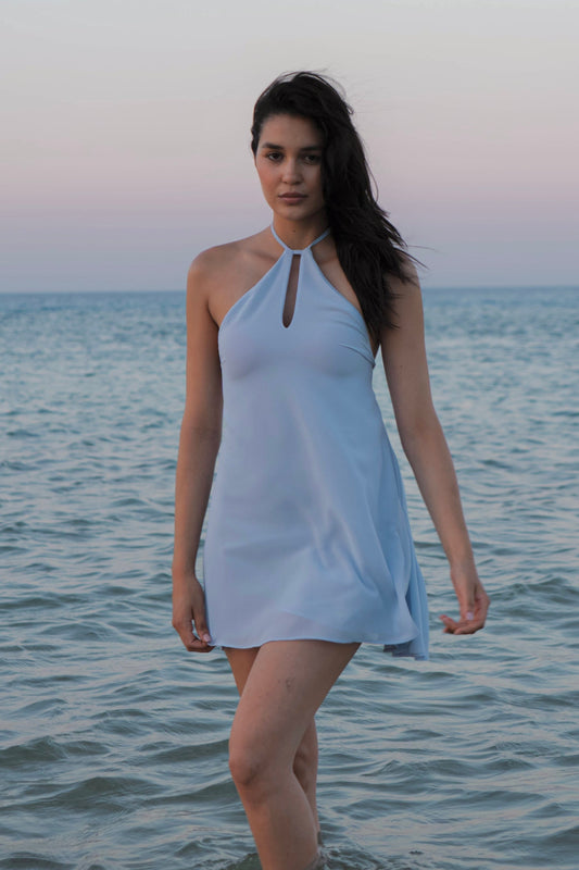 'Coquille' Dress (Blue)