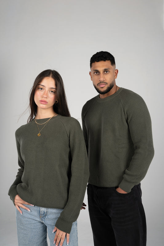 'Nuages' Crewneck in Green (Unisex)