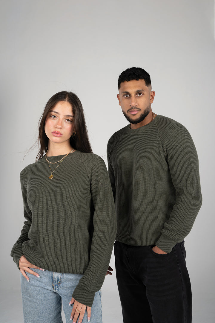 'Nuages' Crewneck in Green (Unisex)