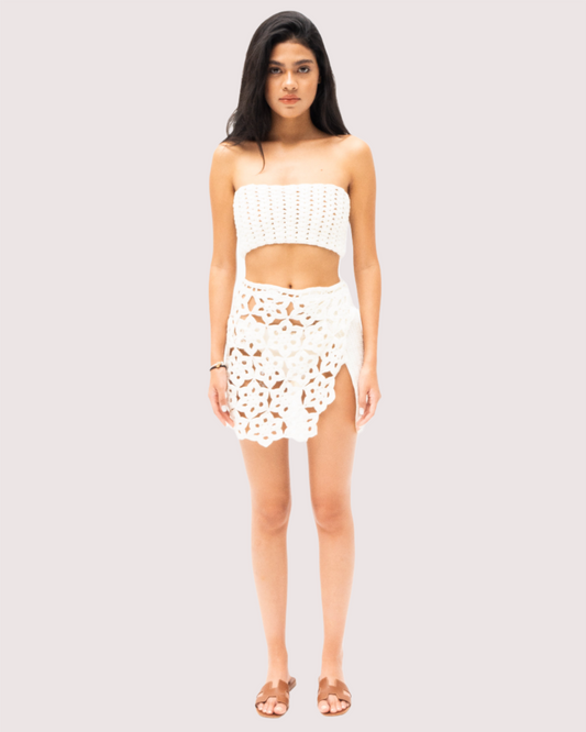 'Narcisse' Crochet Skirt