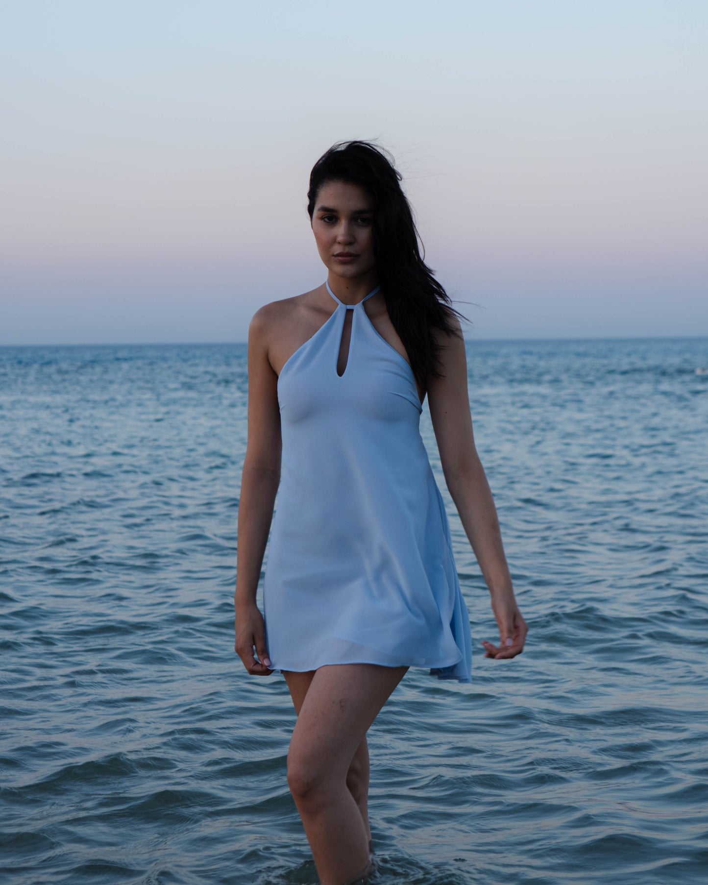 'Coquille' Dress (Blue)