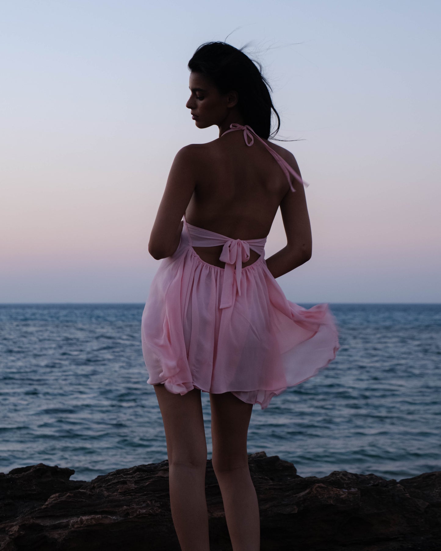 'Coquille' Dress (Pink)